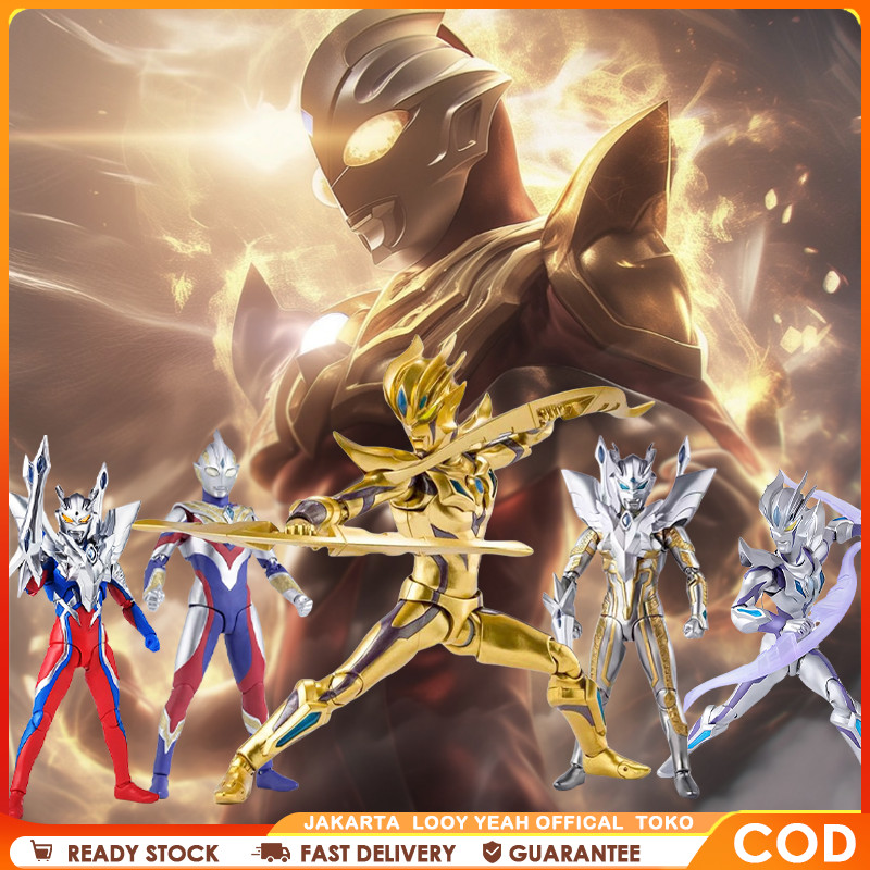 Original Ultraman Figure Ultraman Action Figure Mainan Ultraman Z Original Bandai-Cocok Untuk Koleks