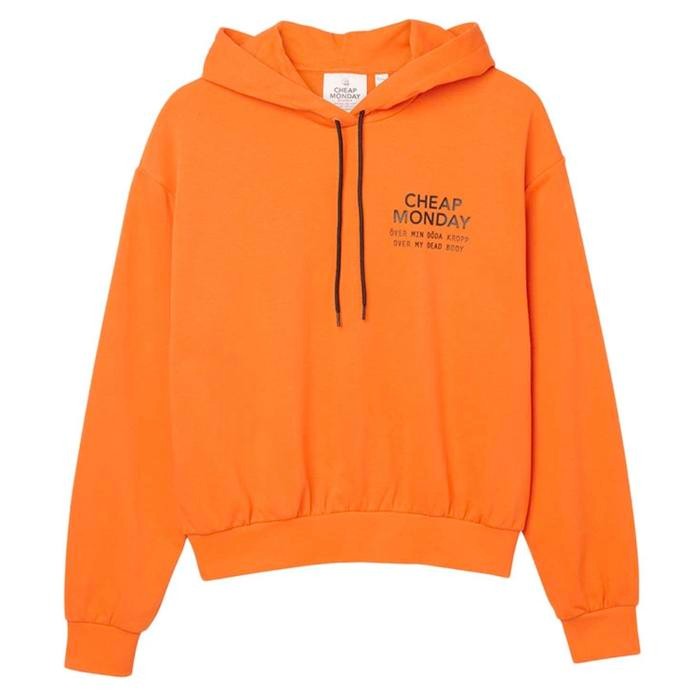 Jaket Hoodie CHEAP MONDAY Unisex Form - Signal Orange - Size S