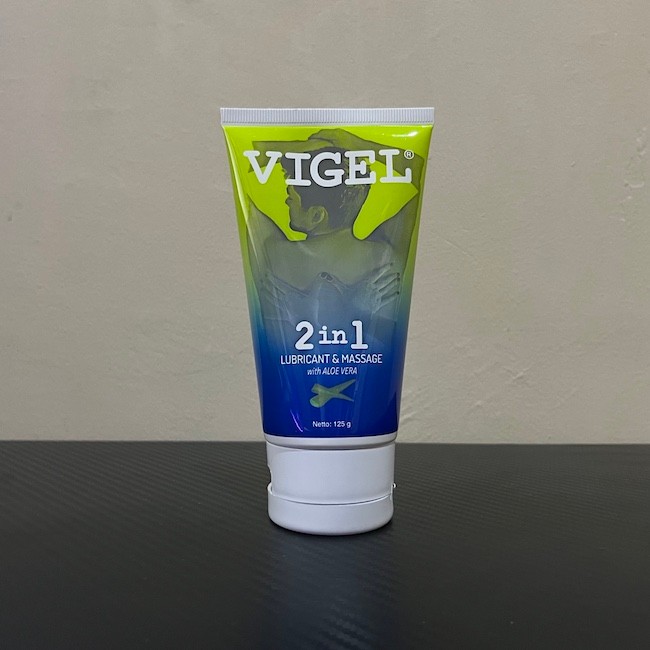 Vigel Aloe Vera 2 in 1 Pelumas Dan Gel Pijat Badan Lubricant Sex