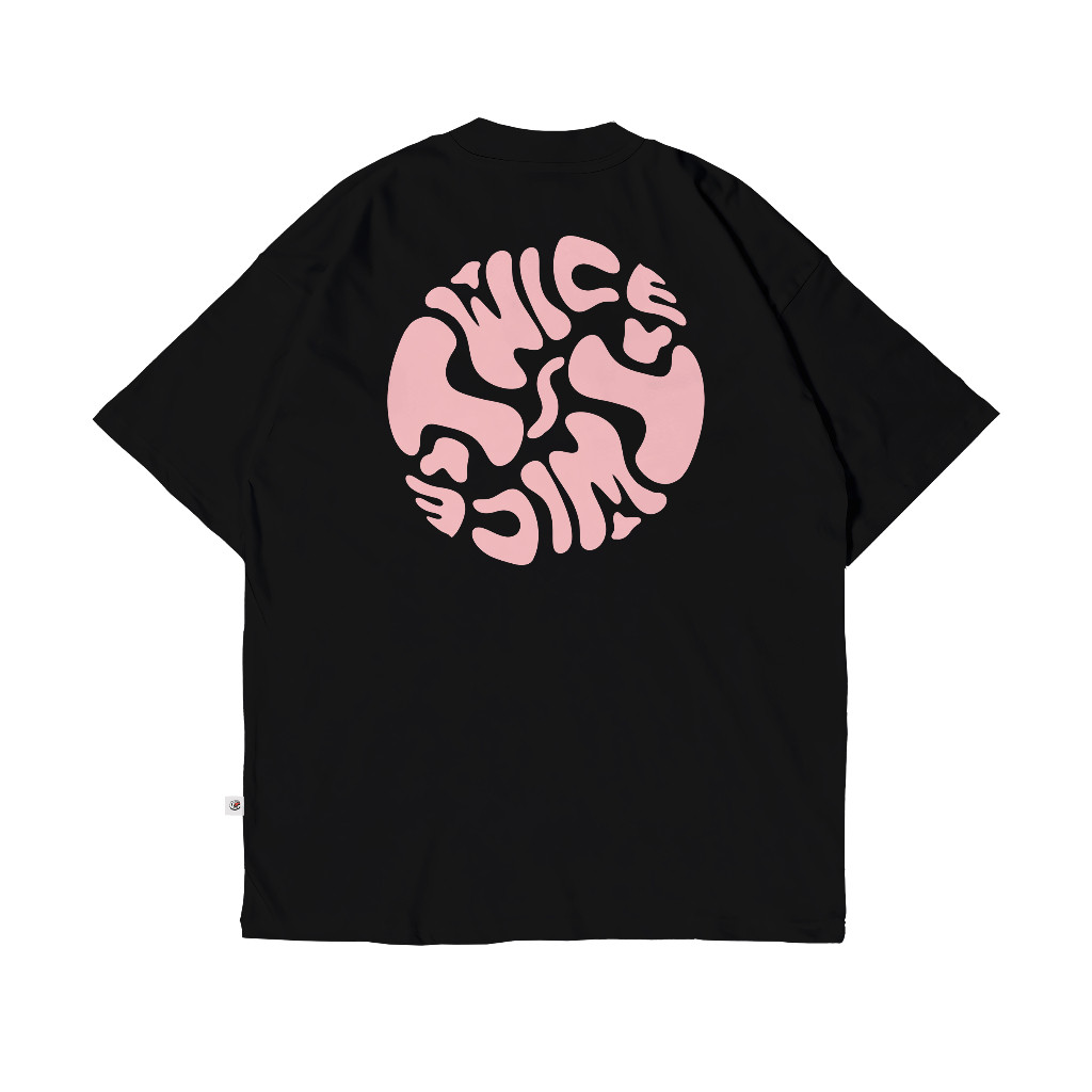 TWICE T-shirt Oversize Pink Circle TWICE