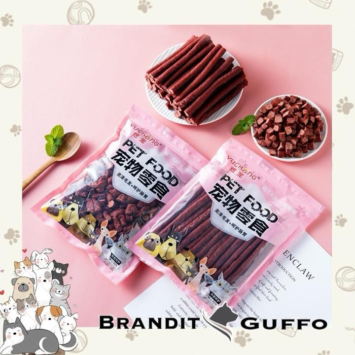

Cemilan anjing makanan hewan anjing kucing yuchang dog treat cat - Strip