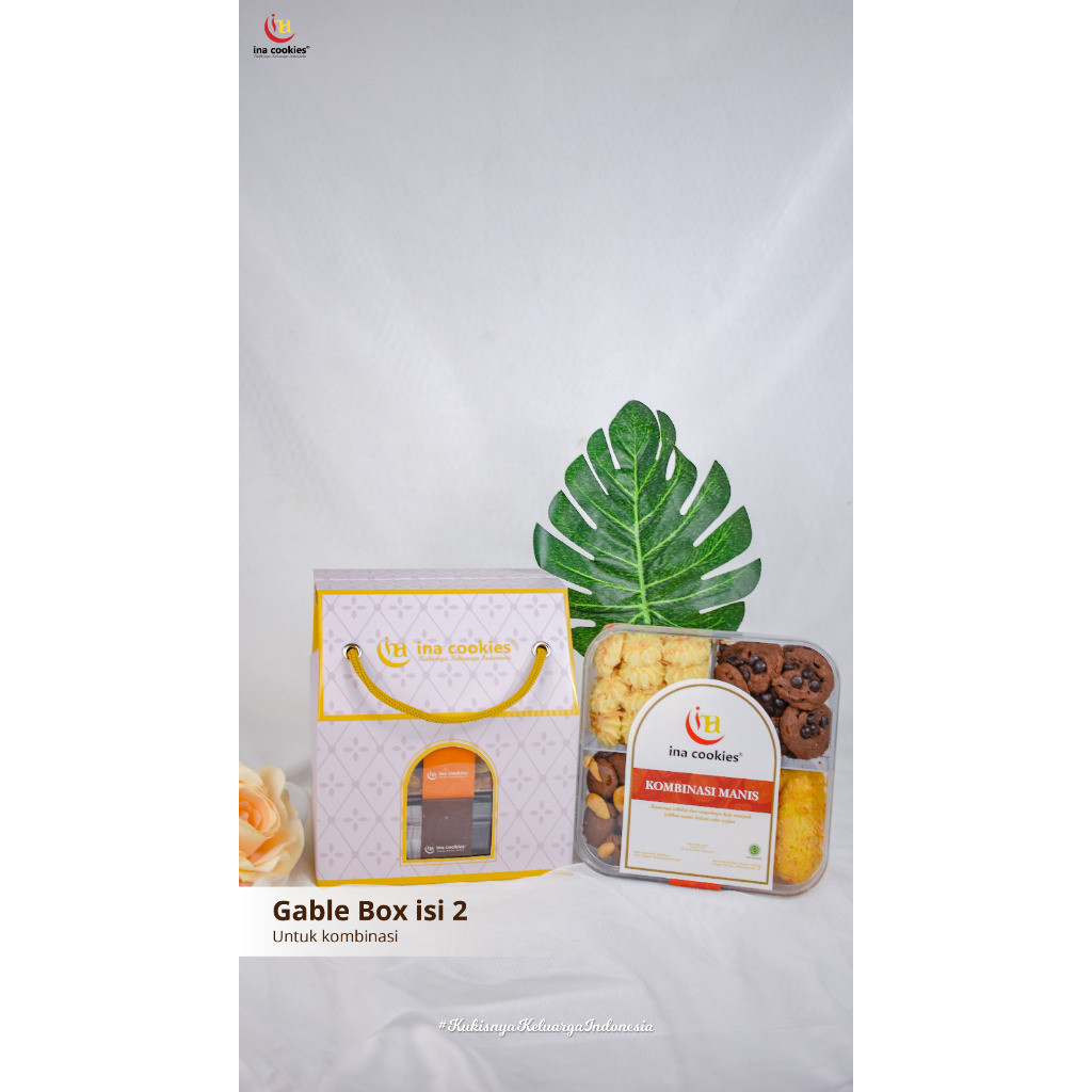 

Ina Cookies Gable Box untuk Kombinasi Manis, Asin, Nastar dan Coklat