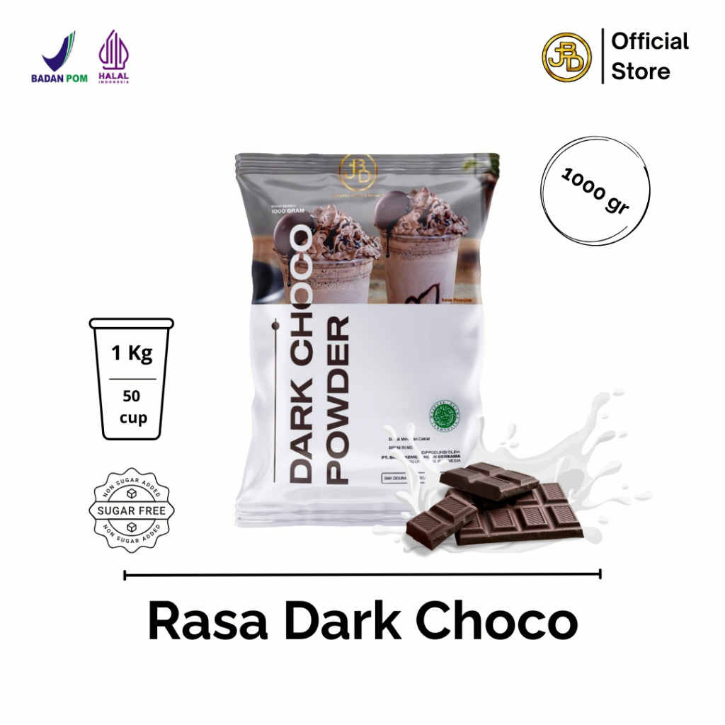 

Bubuk Minuman Premium DARK CHOCOLATE -Jakarta Bubble Drink | BPOM&HALAL