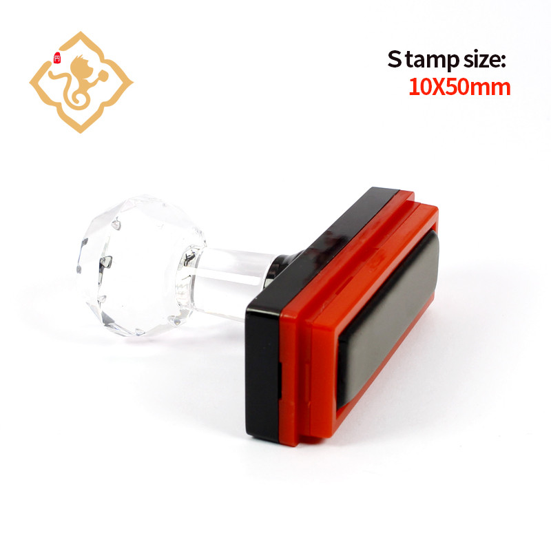 

10*50mm Professional Rectangular Photosensitive Stamp,Personal Seal,Wedding Customized Stamp