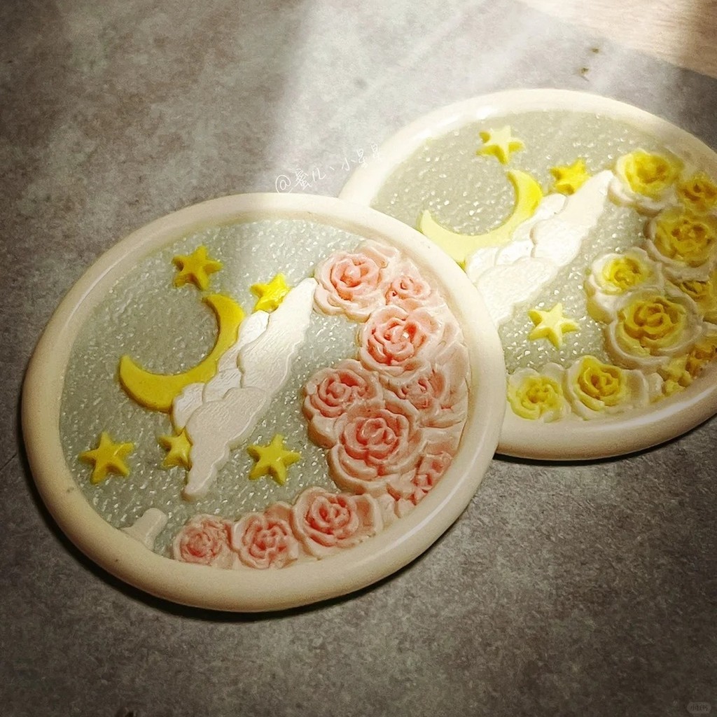 

2024 Diy Stamp Toy Fire Seal wreath Multi-Layer 3d Fine Carving Cute Seal Head Wedding Invitation Envelope Seal Relief Brass Hea