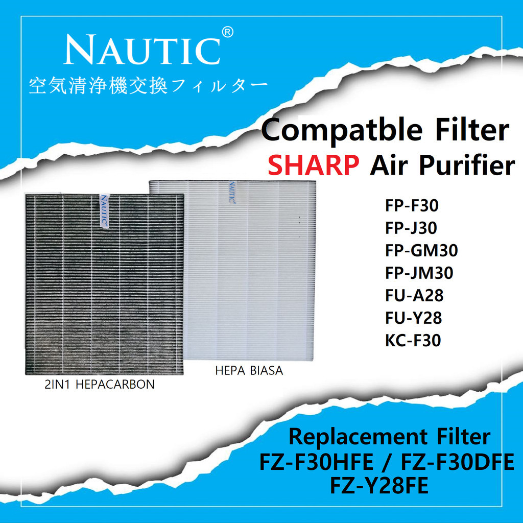 Filter sharp Air Purifier HEPA Filter FZ-F30HFE/ FZ-F30DFE For SHARP FP F30Y J30Y GM30Y JM30Y KC-F30