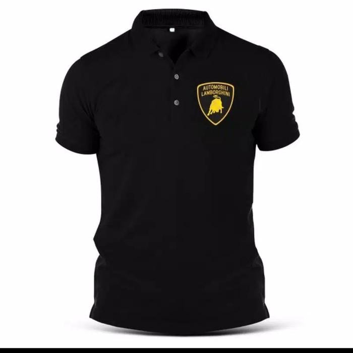 Kaos Kerah Polo Shirt Mobil Sport Lamborghini Sport Kaos Mobil Polo Mobil Polo Big Size Kaos Big Siz