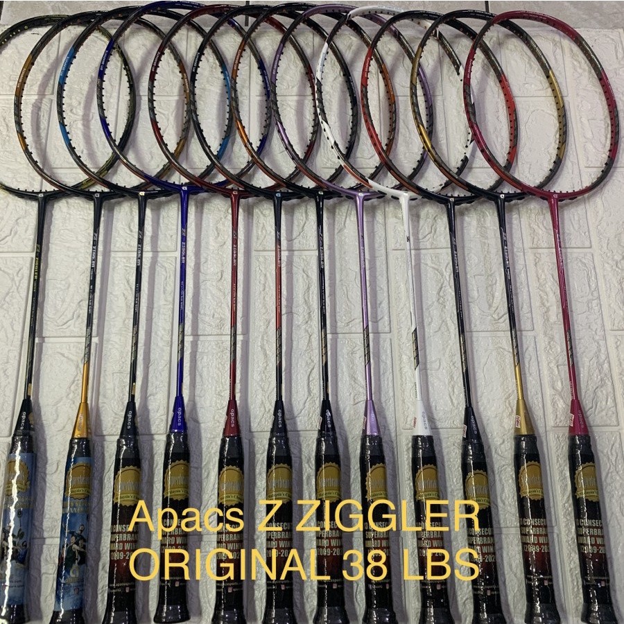 Raket Badminton Apacs Z-ZIGGLER Z ZIGGLER UK Original Kuat 38Lbs