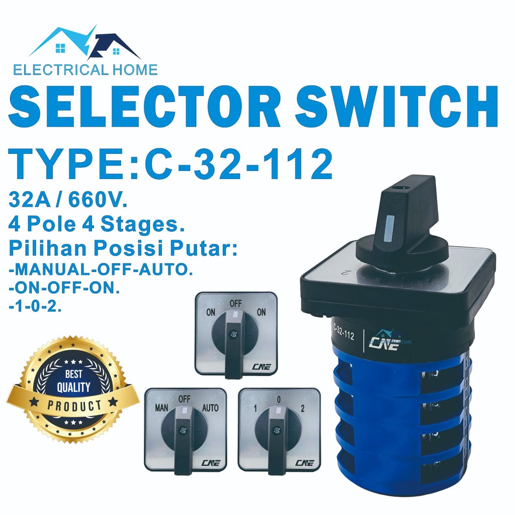 Selector Switch/ Cam Switch 32A 4P