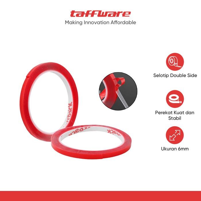 

TaffPACK Selotip Double Tape Transparent Acrylic 3M - HL878 - 6mm