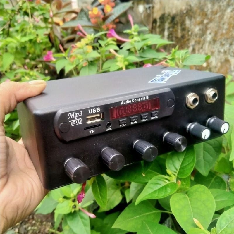 (COD)Amplifier Karaoke Siap Pakai. tinggal colok listrik PLN. Amplifier rakitan Class D