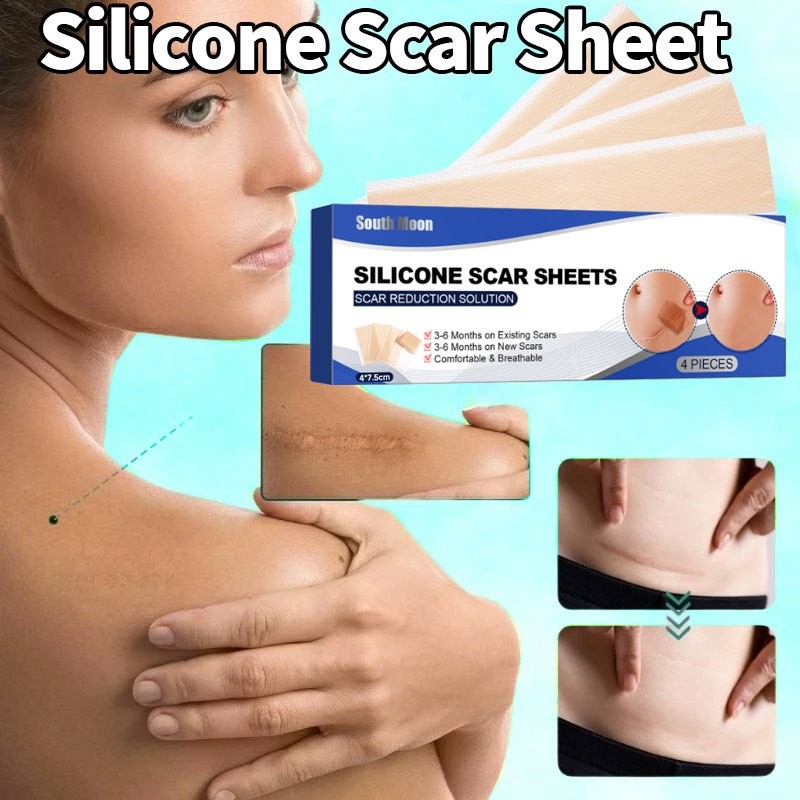 Silicone Scar Sheet Gel silikon penghilang keloid bekas luka Plester Bekas Luka Menghilangkan tambal