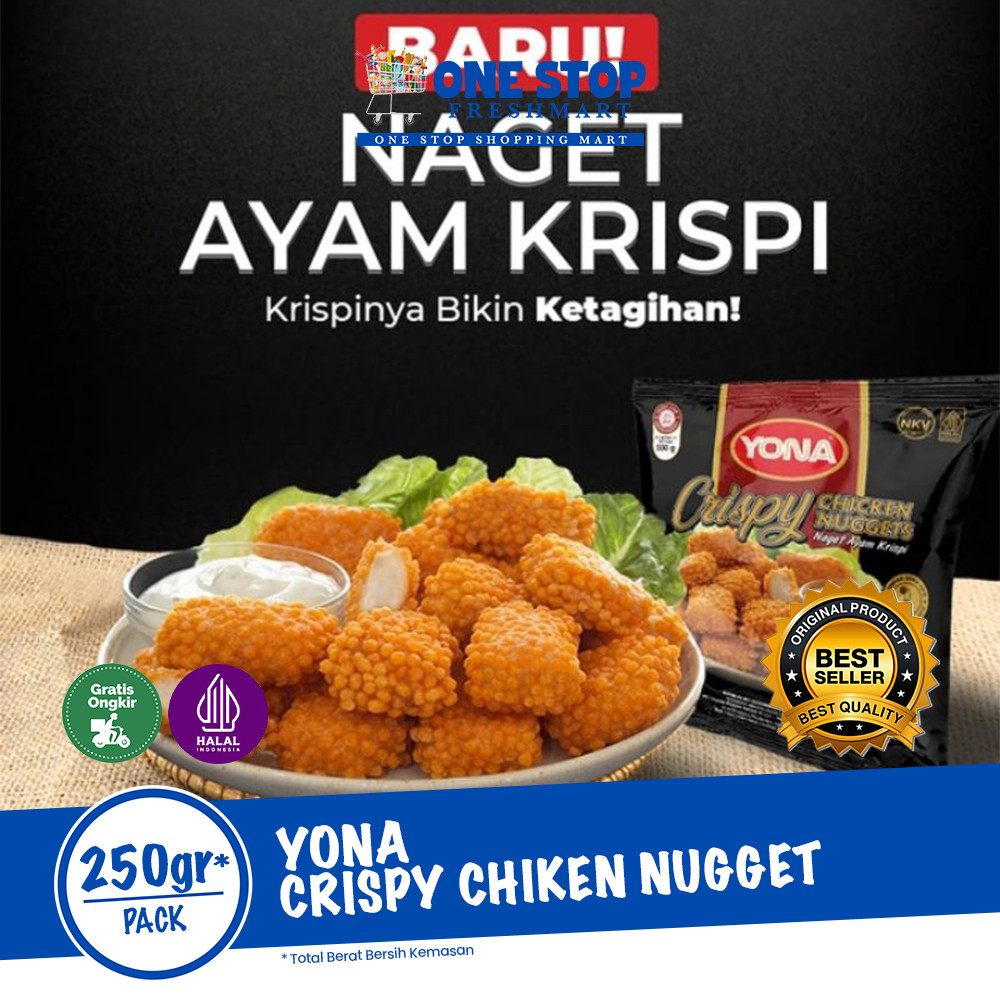 

YONA CRISPY CHIKEN NUGGET 250GR
