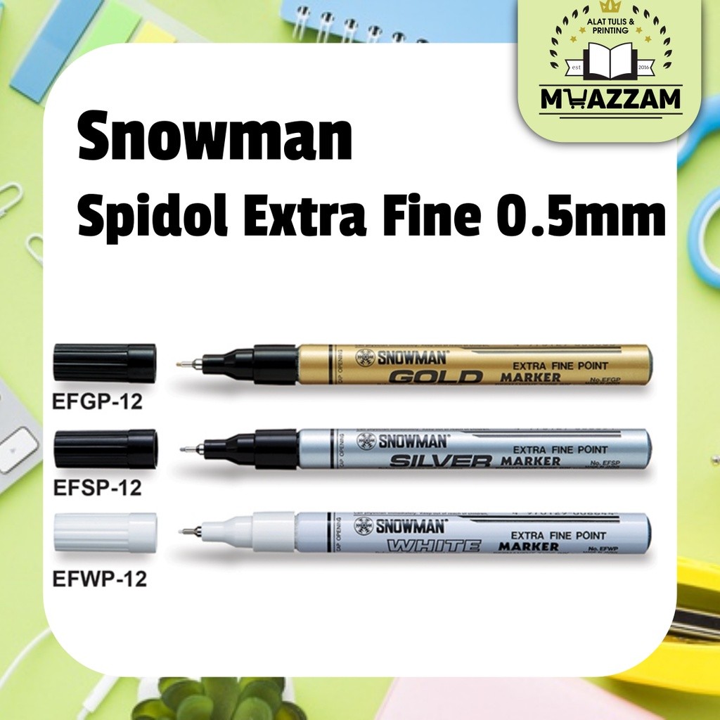 

Snowman Spidol Extra Fine 0.5 1 pcs