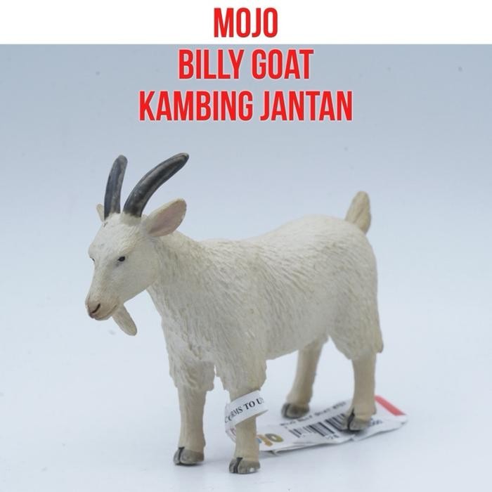 MOJO Fun Billy Goat Kambing Jantan Capra aegagrus hircus Mainan Binatang Miniature Hewan Animal Figu