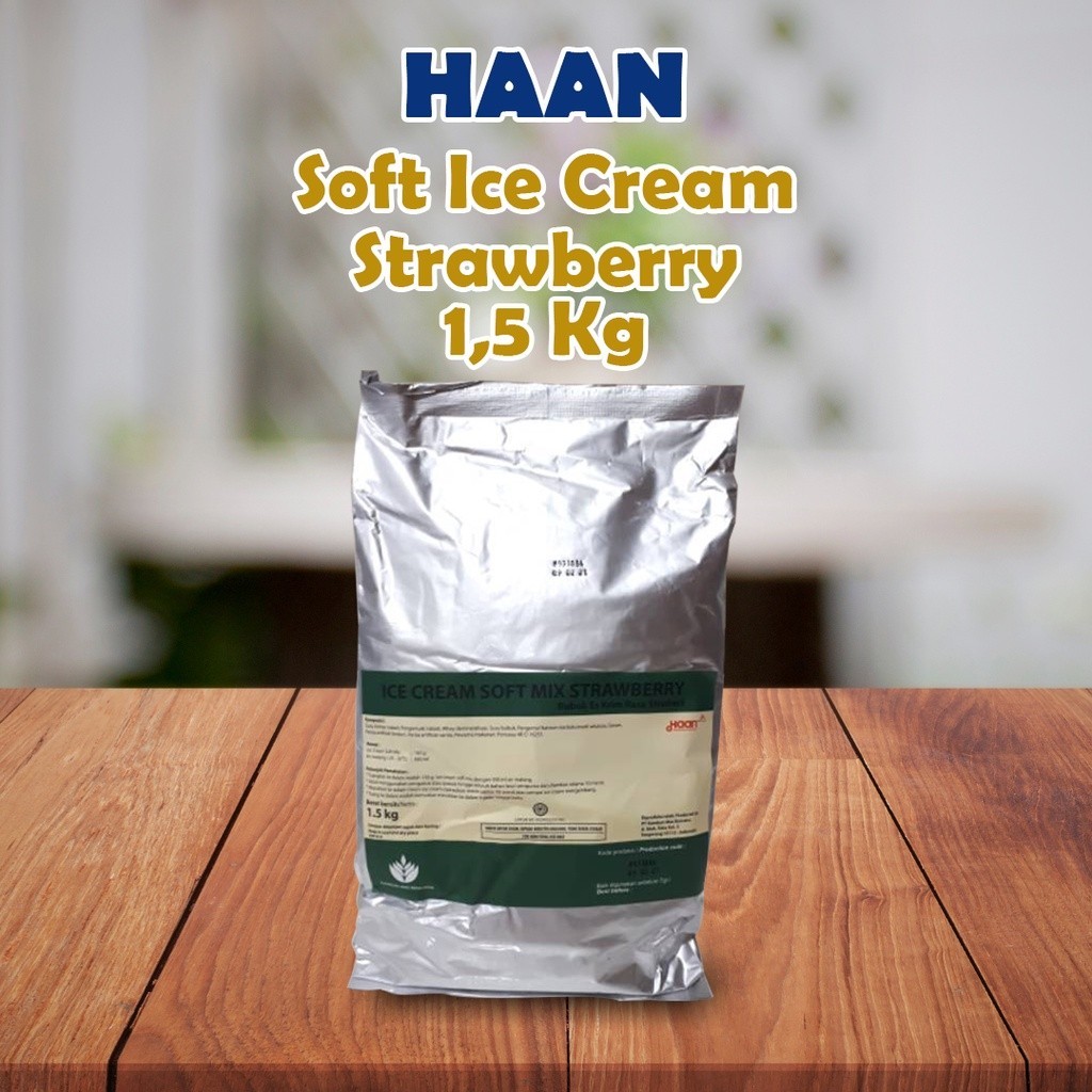 

HAAN Soft Ice Cream 1,5 Kg - Strawberry