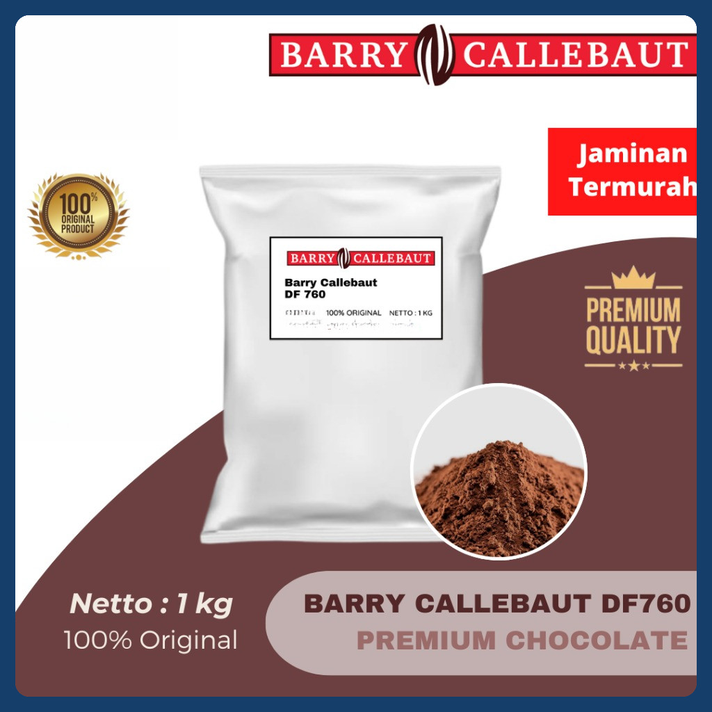 

PURE COCOA POWDER BARRY CALLEBAUT. BUBUK COKLAT MURNI 760 1 kg