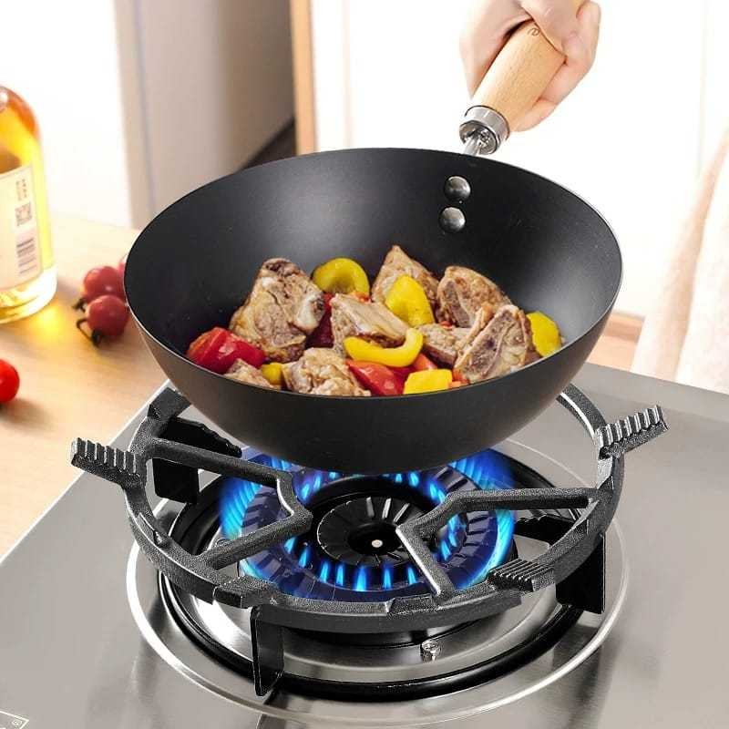 Tatakan Kompor Gas Tatakan Bulat Nampan Dudukan Kompor Gas Stove Rak Bahan Besi