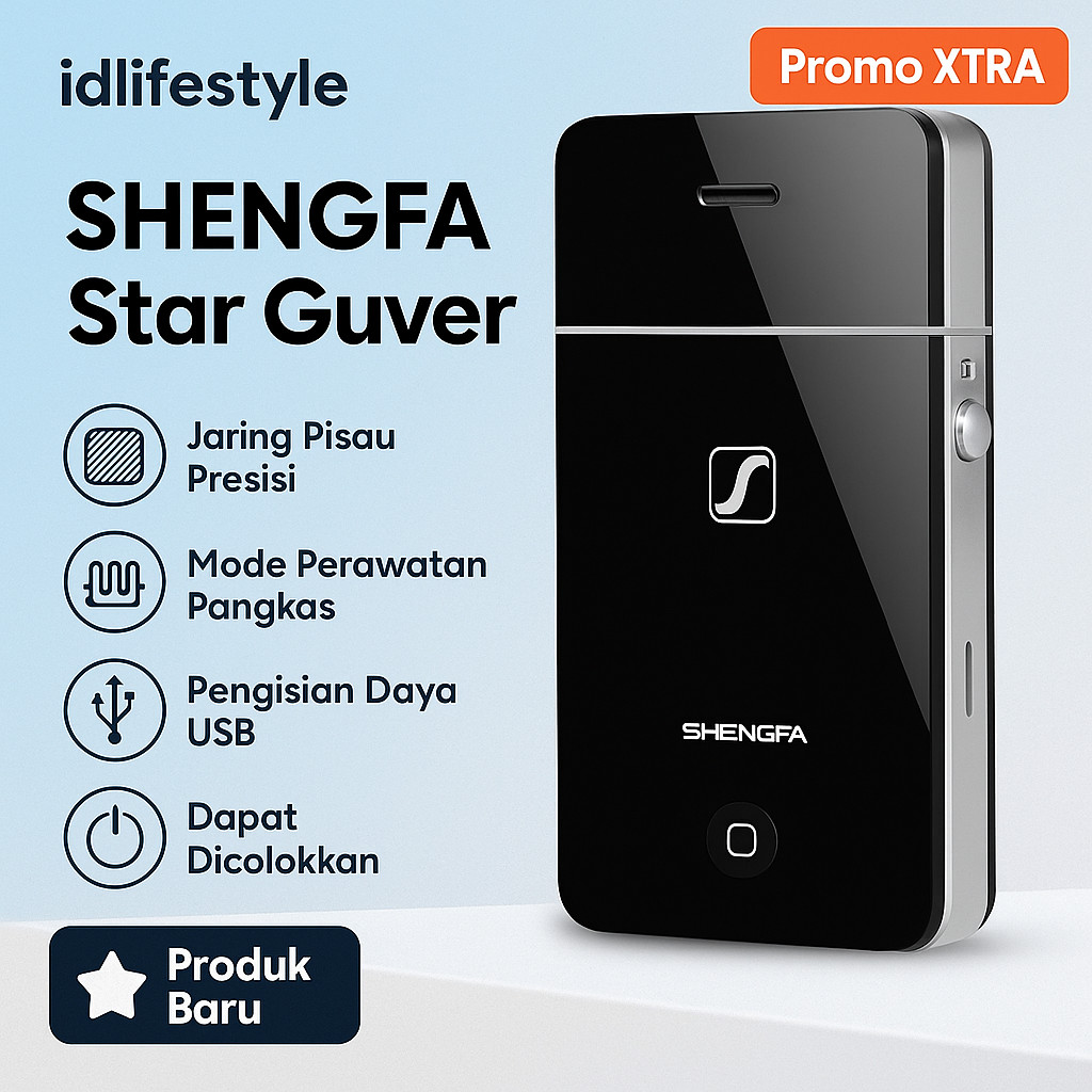 Alat Cukur Listrik Pria Jerman | Pisau Cukur Elektrik Tipis Profesional | Alat Pangkas Jenggot & Kum