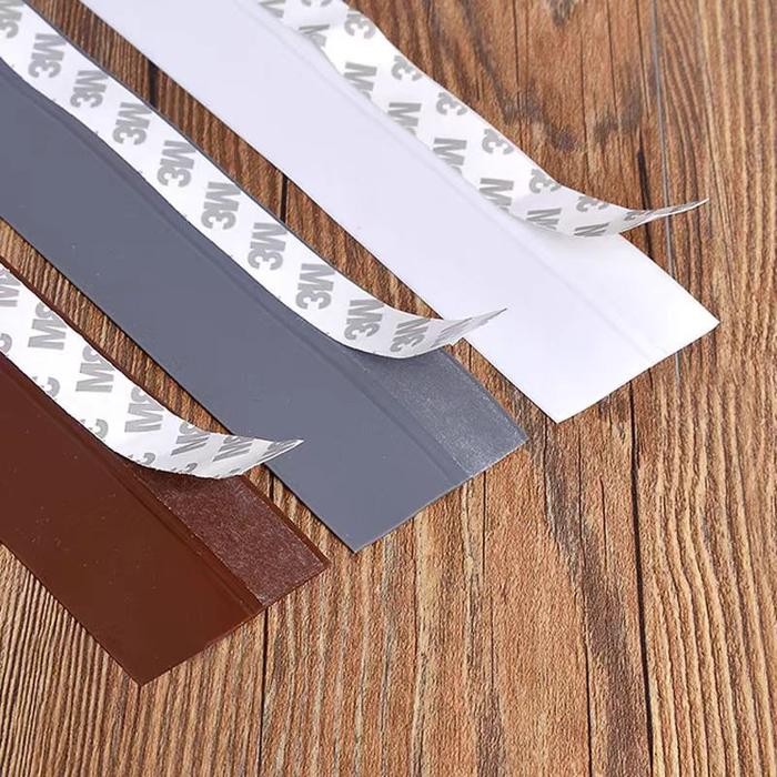 Promo Penutup Celah Bawah Pintu Door Seal Anti Debu/ Serangga/ Udara AC 3M - Cokelat, 1m/roll 25mm t