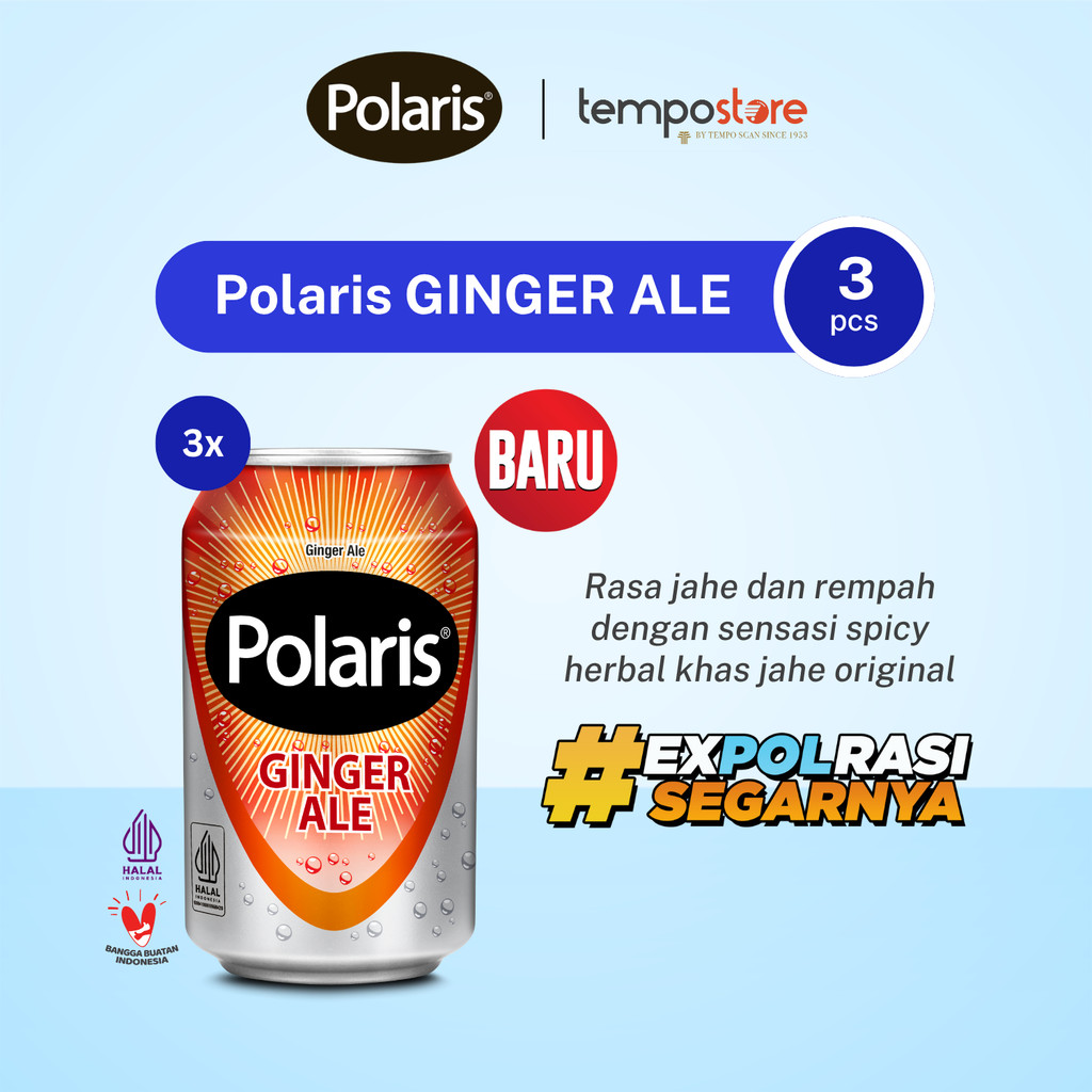 

Polaris Ginger Ale 330ml isi 3pcs [11.2026]