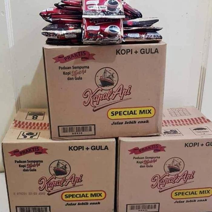 

(OFFICIAL MANTAP) kopi kapal api mix 1 dus - 1 DUS ISI 10