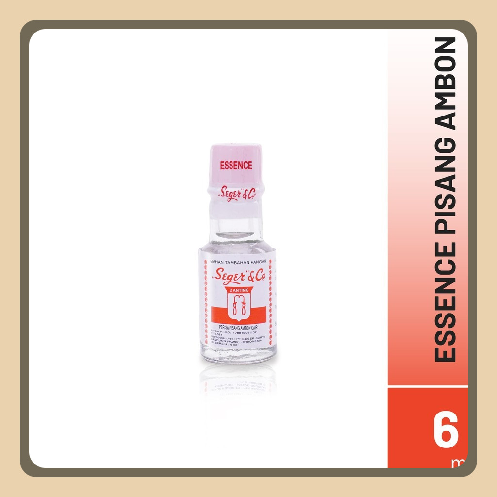 

Seger & Co Essence Magic Water Pisang Ambon Kecil Perisa Makanan 6ml 1 box 12pcs Food Flavors Bahan Tambahan Pangan