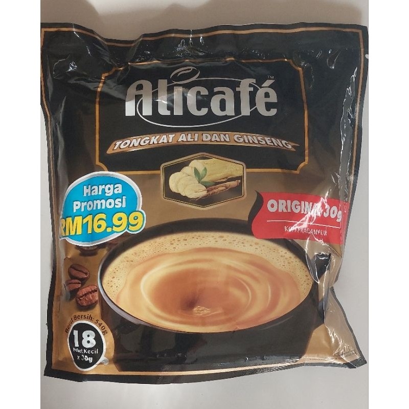 

alicafe kopi ginseng malaysia ori exp 6/2026