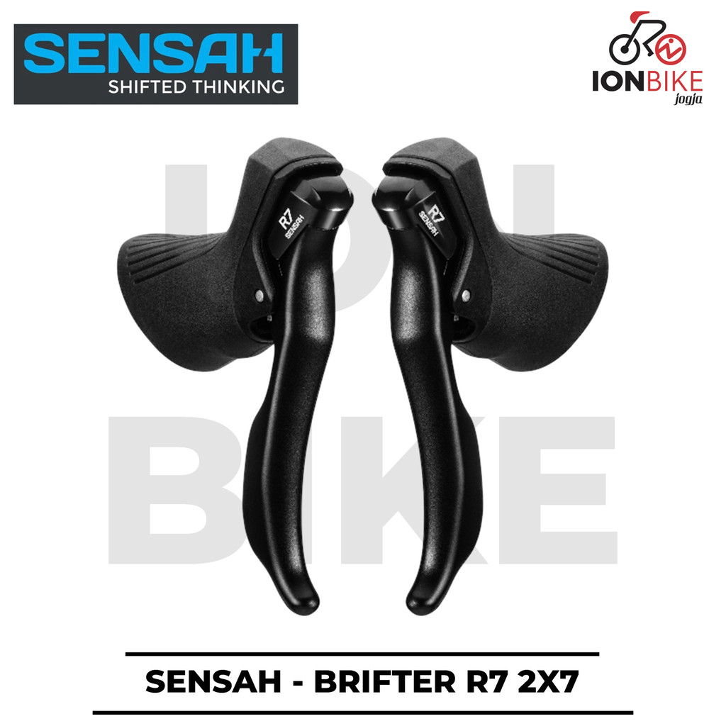 Brifter Sensah R7 2x7 Speed Shifter Sepeda Balap Roadbike Road Bike R-7 2 x 7 Sp Murah Original Clar