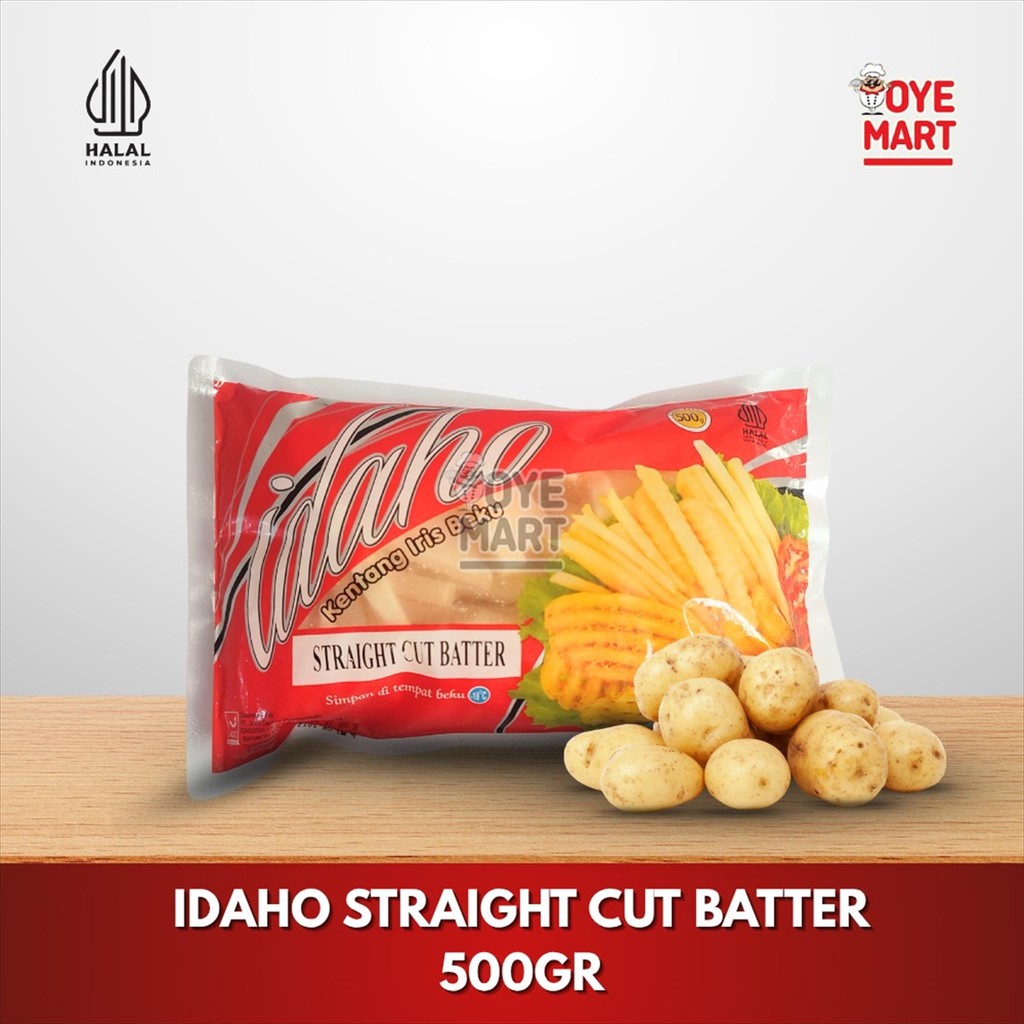 

IDAHO STRAIGHT CUT BATTER 500GR / KENTANG BATTER BESAR