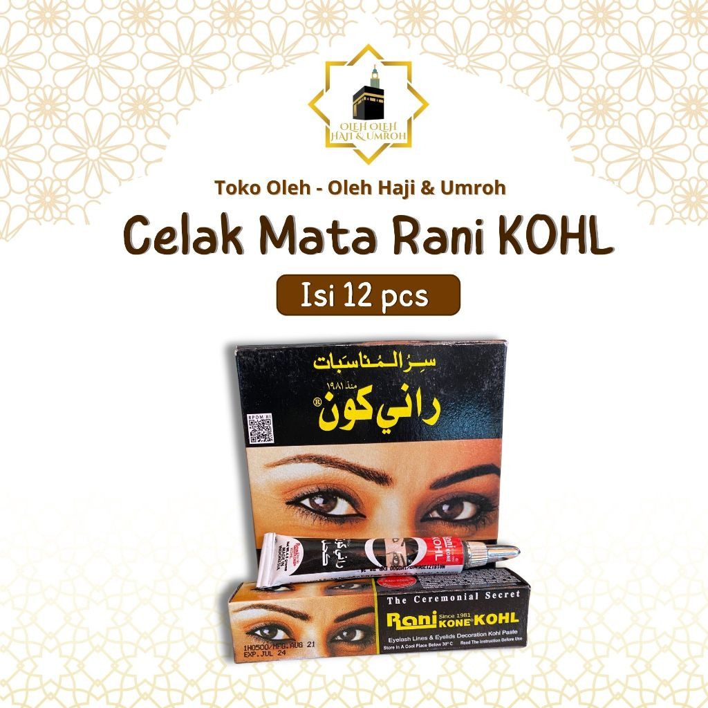 CELAK MATA RANI KOHL 1 LUSIN CELAK MATA KAJAL CELAK MATA HITAM CELAK MATA ARAB CELAK MATA WATERPROOF