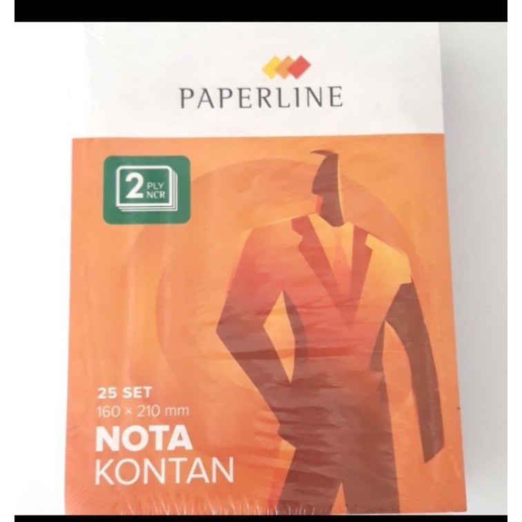 

Nota Kontan Besar 2ply PAPERLINE - NCR -ukuran 16x21 - 10buku