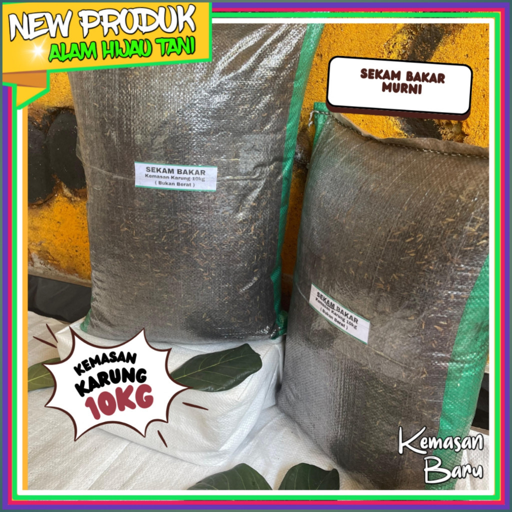 [COD] AHT - Sekam Bakar 1 Karung Ukuran 10 - Media Tanam Sekam Bakar 1 Karung