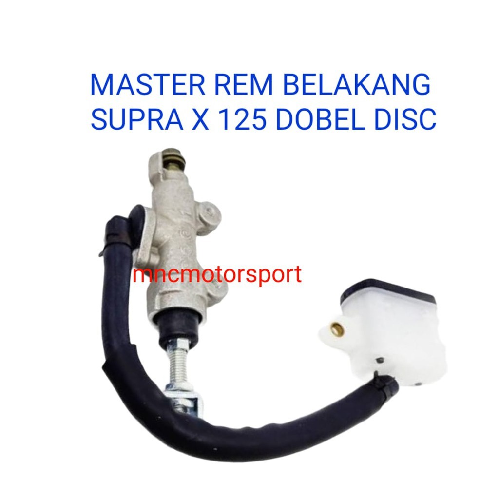 REAR PUMP MASTER REM BELAKANG KTC SUPRA X 125 DOBEL CAKRAM