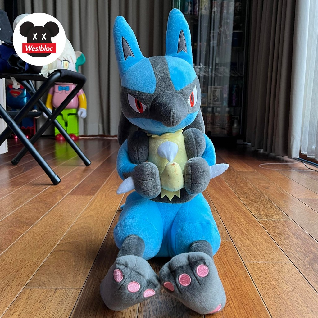 Lucario Pokemon Doll Plush Bandai Namco Banpresto ShoPro Official Goods Merchandise
