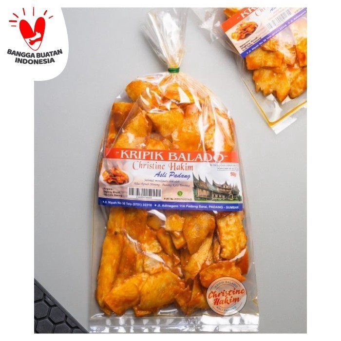 

keripik balado christine hakim 500g / sanjai balado christine hakim