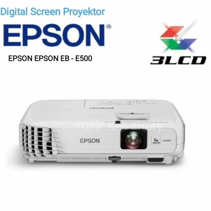 Projector Epson EB-E500 - Proyektor Epson EB - E500