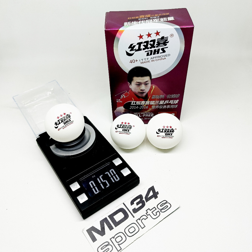 BOLA DHS 40+ *3 2014-2016 - bola pingpong  CO