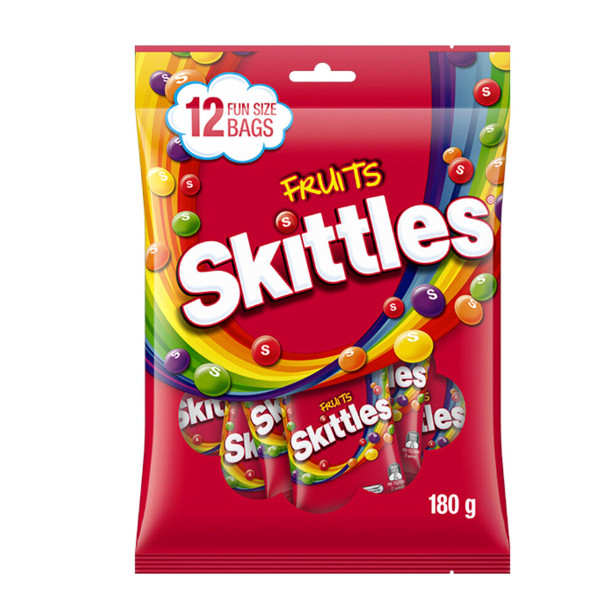 

Skittles Fruits Chewy Lollies Party Share Bag 12 Pieces | 180g Australia