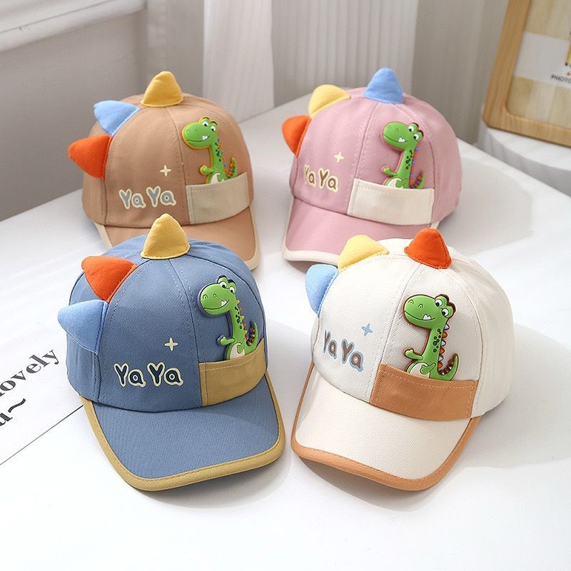 Topi3 Dino/Topi Anak Bayi Motif Dino Ya Ya/Topi Fashion Anak Kekinian/Topi Korean Anak/Topi Baby Luc