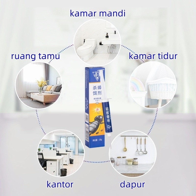 Gel Racun Pembasmi Kecoa Roach Bait Insecticide Control /Gel Pembasmi Kecoa/Pembasmi Kecoa/Gel bebas