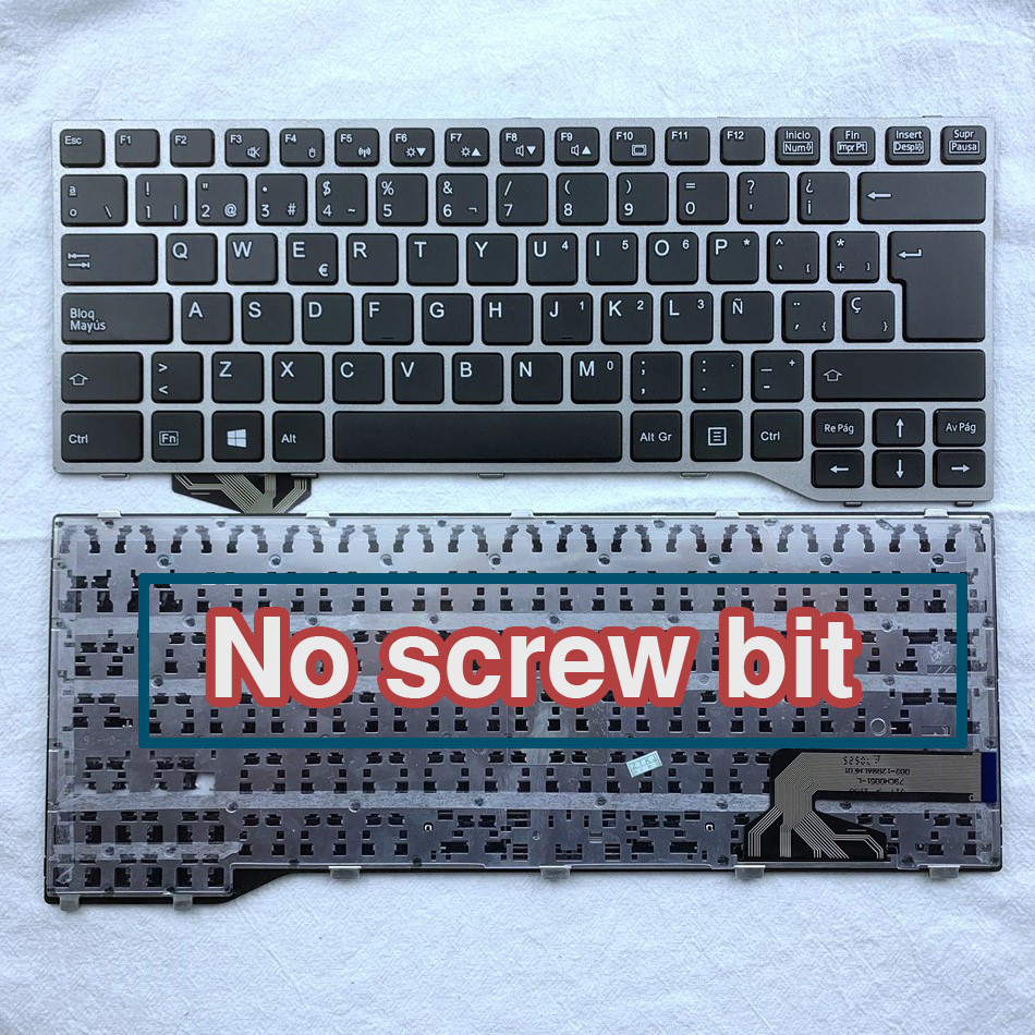 Universal Spanish Keyboard For Fujitsu Lifebook E733 E734 E743 E744 U745 E546 E547 E544 E736 E746 T7