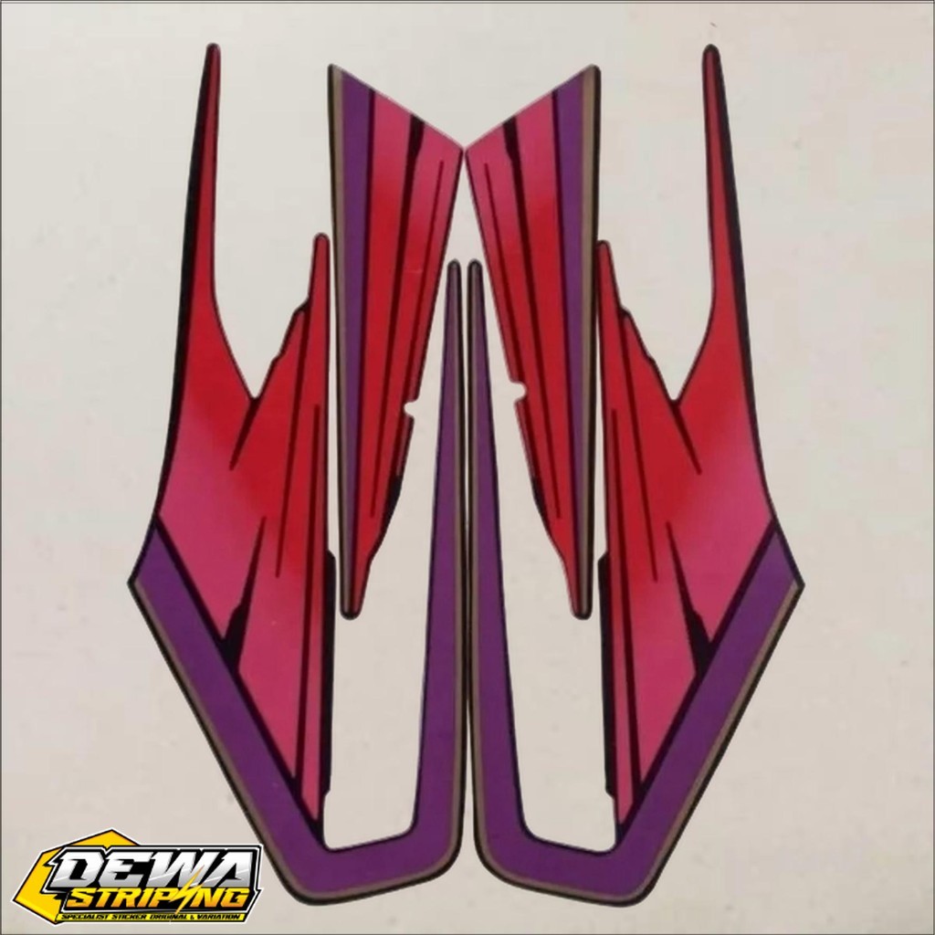 STRIPING RX KING 1995 1996 STICKER LIS LIST YAMAHA RX KING 1995 1996 HIJAU BOTOL KUALITAS ORIGINAL B