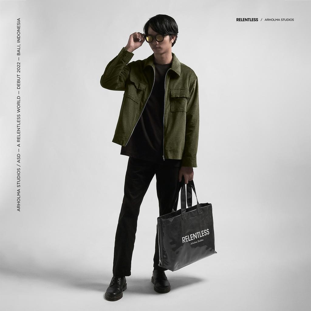Ready NR Arholma Studios - Corduroy Zip Jacket 'Hiraeth' Olive terbaru