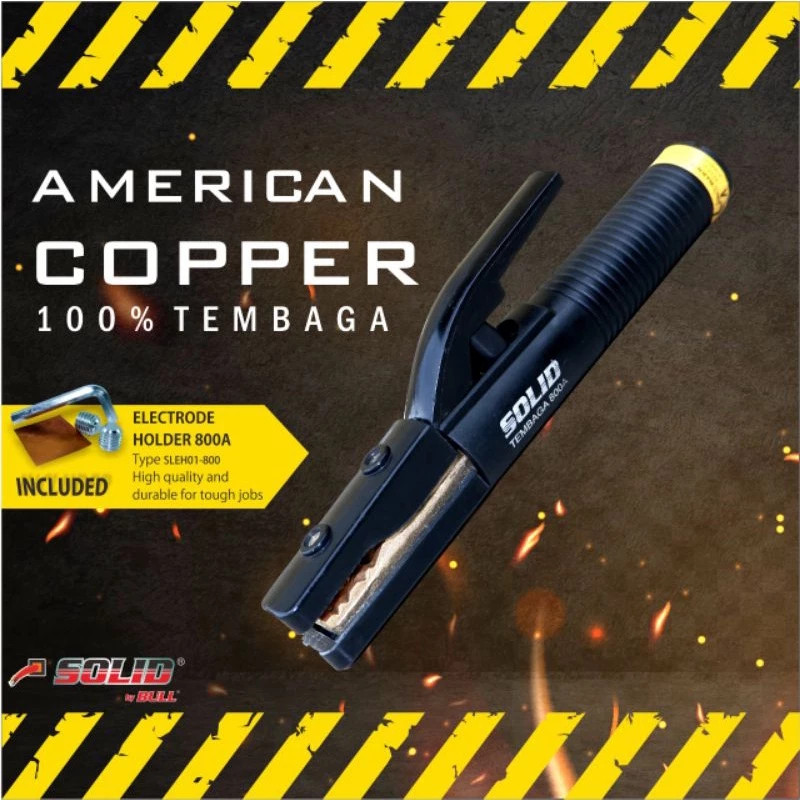 Tang las tembaga asli 800 A/Stang las Tembaga ASLI Merk Solid berkualitas SLEH01-800