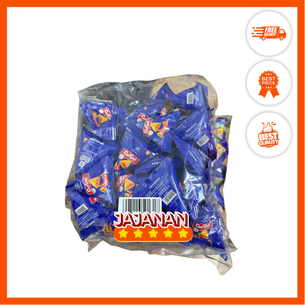 

CuiCui Makanan Ringan Ecer 1000 Rasa Rumput Laut/Spicy isi 30 pcs 9gr | Jajanan Snack Grosir Termurah