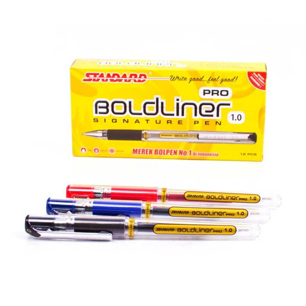 

Pulpen Bolpoint Pen Standard Boldliner Pro 1.0