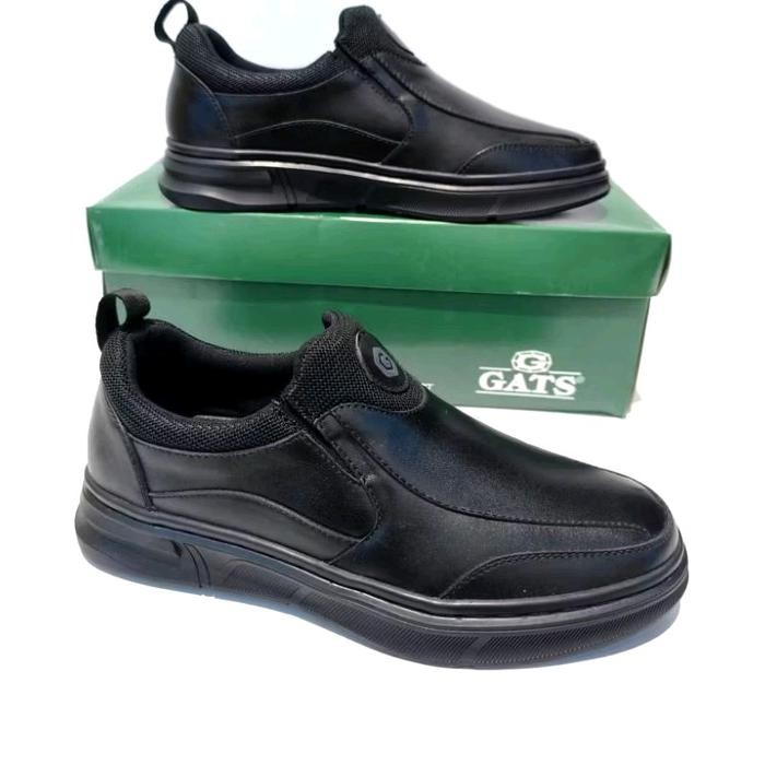 Sepatu Kulit Gats PX 6902 Original - Hitam Sepatu Casual Pria - Hitam  by gats