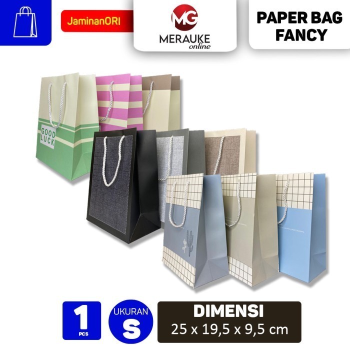 

Paper Bag / Tas Tali / Goodie Bag SZ7001 Ukuran S