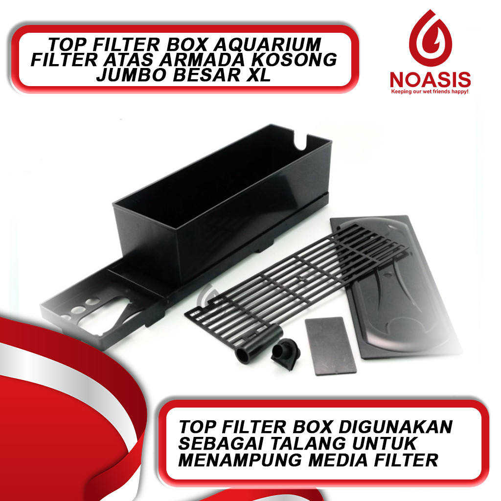 TOP FILTER BOX AQUARIUM FILTER ATAS ARMADA KOSONG JUMBO BESAR XL